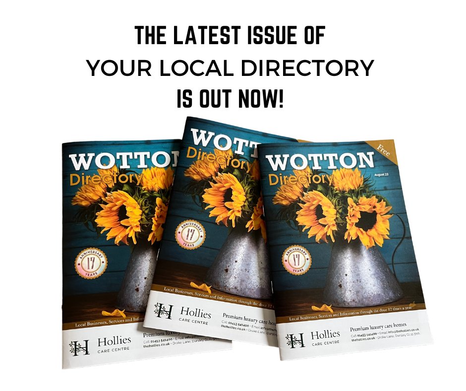 WottonDirectory's tweet photo. The August issue will start to be distributed this weekend. View the digital copy online NOW at https://t.co/0kUl47r7y0...
This issue includes articles on @wottonhockey  @TheKeepers_WuE Tyndale Photography Club and much more.  Please share and help to spread the word! 🙏 https://t.co/Mc2wDmu04h