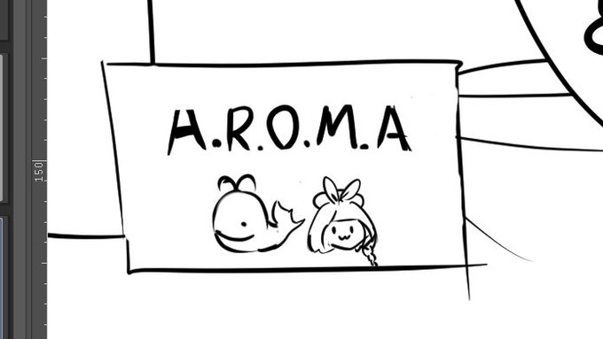 次の原稿で適当に机の上にお香とかアロマとかかなんか置いとこうかな～てシーンで気付いたらこんなんなってた(同人ではないので流石に消した) 