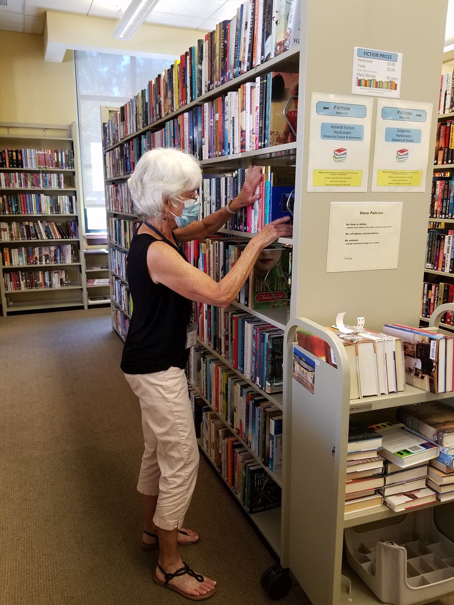 camarillobooks's tweet photo. Volunteers restock the shelves almost every day at Friends Bookstore. Visit frequently! 

#volunteers #friendsofthecamarillolibrary #nonprofit #camarillo #friendsbookstore #read #books #magazines #CDs #DVDs #puzzles #bookstore #amreading #friends #donate #shopforbooks https://t.co/Jq8MaSZXPE