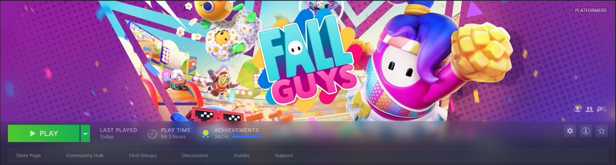 DietDrScrub's tweet image. Let's fucking go the support team came through and fixed my bugged last achievement #FallGuys #CompletedGame