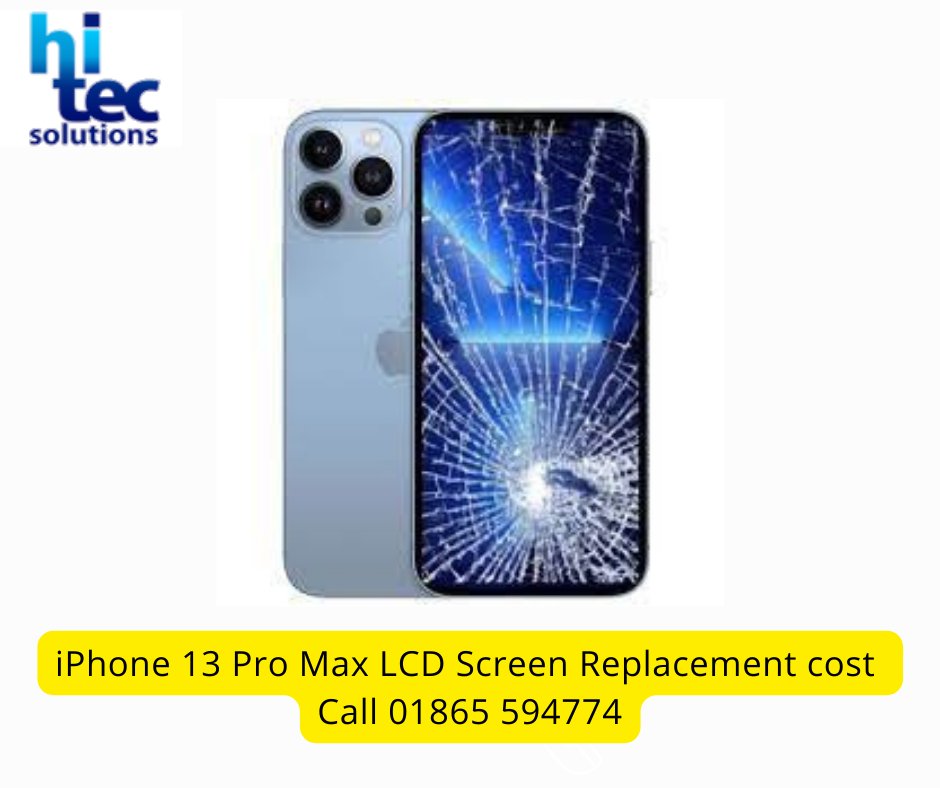 solution_ht's tweet image. How much is the repair cost of the Apple iPhone 13 Pro Max Screen Replacement in #Oxford. 
Book or Visit your local store at Oxford
htsolution.co.uk/iphone-13-pro-…   , 01865 594774  info@htsolution.co.uk
#phonescreenrepair #iphonescreenrepair #macrepair #samsungrepair #phonerepair
