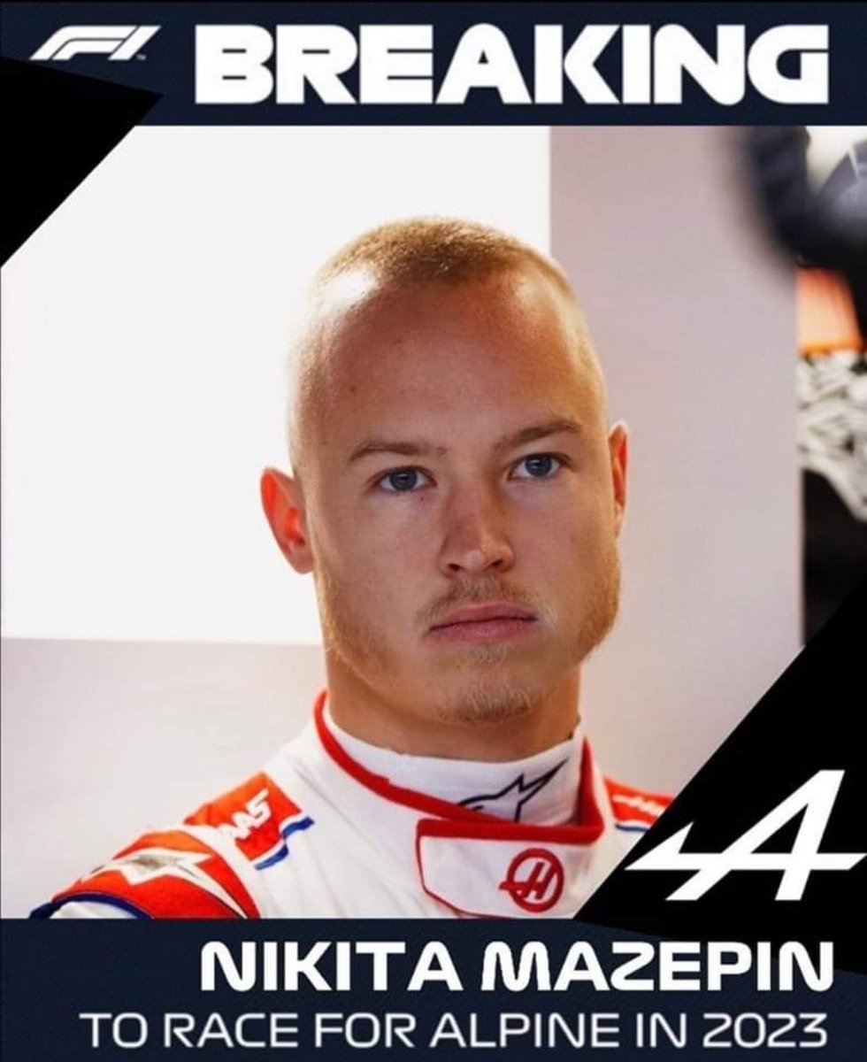 bwtalpine's tweet photo. We are delighted to welcome back Nikita Mazepin to the sport! Welcome to the Alpine Family https://t.co/krOZz5Y5v1