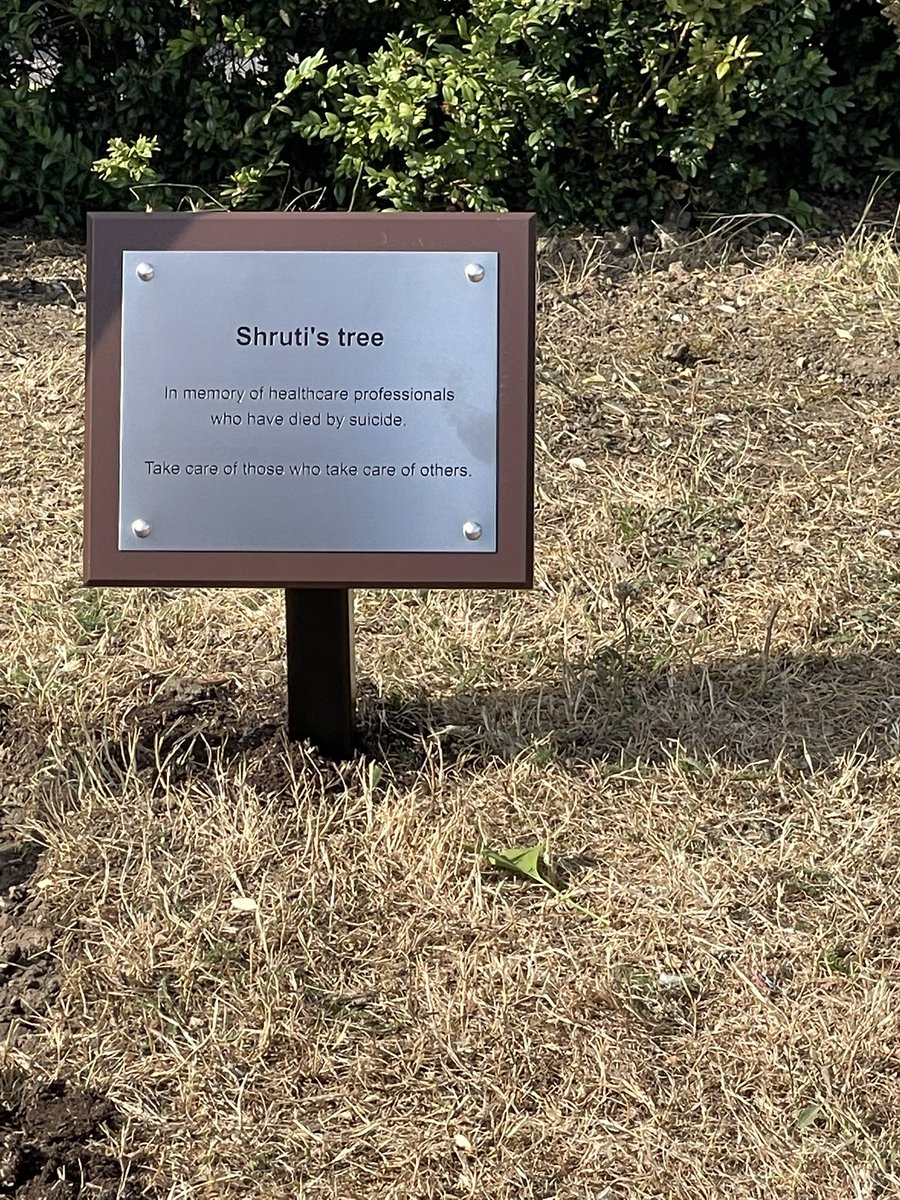 amateuradam's tweet image. Today, with huge thanks to Ealing Hospital, we planted a tree - the UK’s only memorial to NHS staff who have died by suicide. May they rest in peace, and may we redouble our efforts to stop it happening ever in the future. 3/3