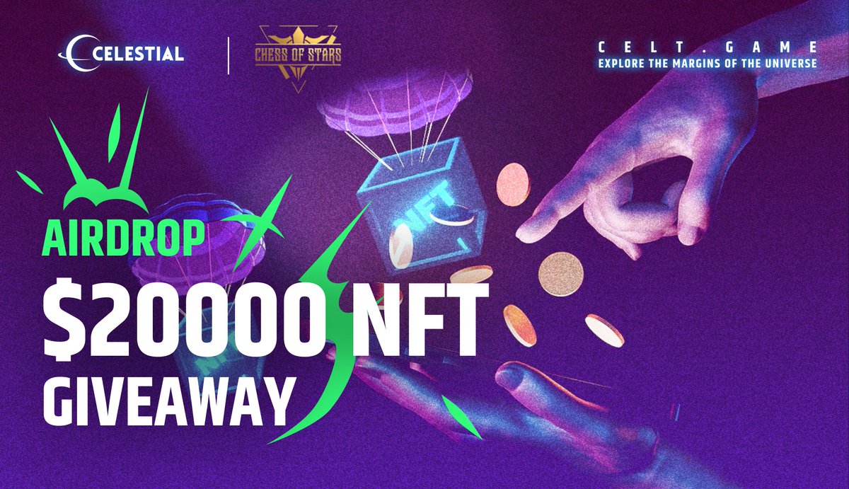 Celestial (@gamecelt) on Twitter photo Celestial #Giveaway campaign
🎉#Celestial X <a href="/chessofstars/">Chess of stars Web3 auto chess game</a>
💸Prize Pool:$20000 worth of #NFT+ $1000 worth of $COSD
👇Enter now!👇
📝Join our campaign to be one of the lucky winners:bit.ly/3d2zmpp
#Giveaways #Campaign #GameFi #NFTs Celestial #Giveaway campaign
🎉#Celestial X <a href="/chessofstars/">Chess of stars Web3 auto chess game</a>
💸Prize Pool:$20000 worth of #NFT+ $1000 worth of $COSD
👇Enter now!👇
📝Join our campaign to be one of the lucky winners:bit.ly/3d2zmpp
#Giveaways #Campaign #GameFi #NFTs