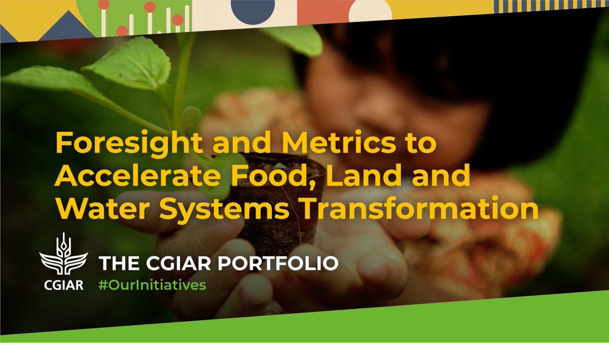 CIMMYT's tweet photo. National governments โ development partners face tough choices addressing food, land & water challenges.
New #OneCGIAR #ForesightInitiative will support decision-making with better evidence, insights to โฌ๏ธ synergies, โฌ๏ธ trade-offs: https://t.co/7AEvkL1ul0
@CGIAR #OneInitiative https://t.co/xbmHyOAqUX