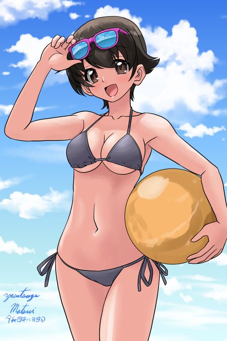 #GuP版深夜のお絵描き60分勝負
#GuP版深夜のお絵描き60分勝負_20220804
ビキニのナカジマ! 