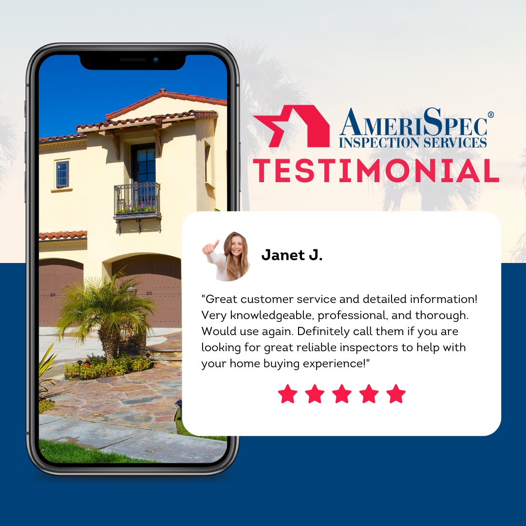 amerispec_oc's tweet photo. We are here to help make your home-buying process seamless. ⭐️⭐️⭐️⭐️⭐️

#lakeforestcalifornia #orangecounty #orangecountyrealestate #orangecountyrealtor #orangecountyhomes #lakeforesthomes #californiahomes #sandiegocalifornia #sandiegorealestate #sandiegohomes #carlsba https://t.co/YYysfhIfpa