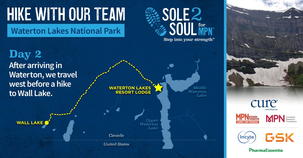 Sole2SoulforMPN's tweet photo. Today we start our trek! The #Sole2SoulForMPN team will head to Wall Lake!
Follow the team live: https://t.co/AxvR0Hk6Ur
@cure_today @CanadianMpn @MPN_RF @GSK @Incyte @PharmaEssentia
#S2S #Sole2Soul #ICareForACure #CMPNRF #MPNRF #GSK #PharmaEssentia #Incyte https://t.co/K6Nz3Jg0Vi