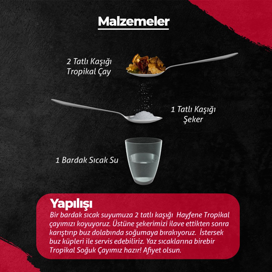 Sıcaklarda serinlemek için çare arıyorsan tadı damağında kalacak bu tarifi hemen dene! Hem de en çok tercih edilen Hayfene Tropikal Çay ile!