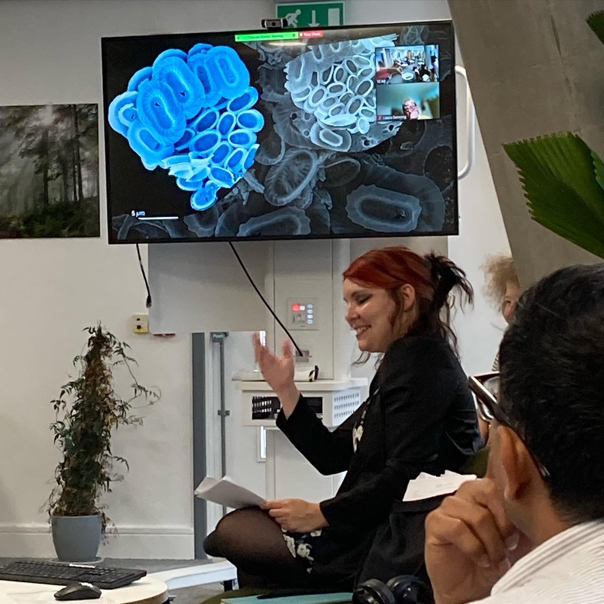 ArtAtYork's tweet photo. Fantastic to welcome 4 new contemporary artists in residence to @AnthropoceneBio @uniofyork! They will produce artwork corresponding with the current PhD research at the Centre.
Congratulations to
Amy Cutler 👏 
May Sumbwanyambe 👏 Laura Denning 👏
Julia Schauerman 👏 
#UoYArt https://t.co/mesJXubeQ4