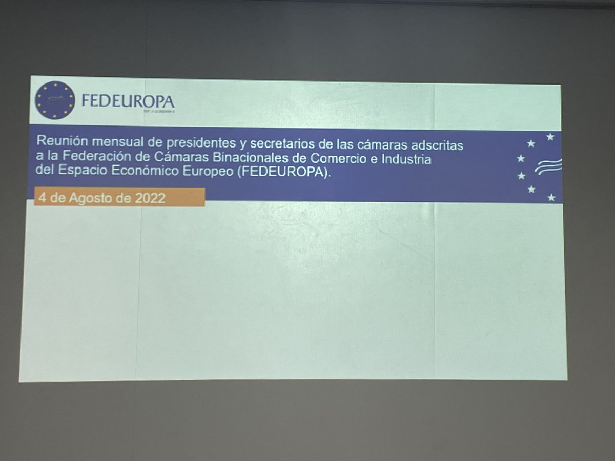 Fedeuropa1's tweet photo. Reunión mensual de la Presidentes y Secretarios de la Cámaras Binacionales del Espacio Europeo y otras afines, con la participación de su Junta Directiva. https://t.co/JTd2kUIhKB