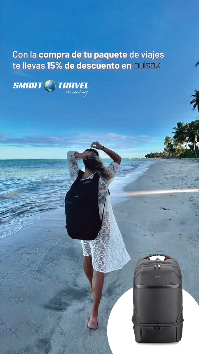 pulsak__'s tweet photo. BUENAAS NOTICIAAS! 🚨

Con la compra de tu paquete de viajes en @SmartTravelPY te llevas 15% OFF 🔥 en la Pulsak QUE QUIERAS! 😉 https://t.co/LYrKUylmPP