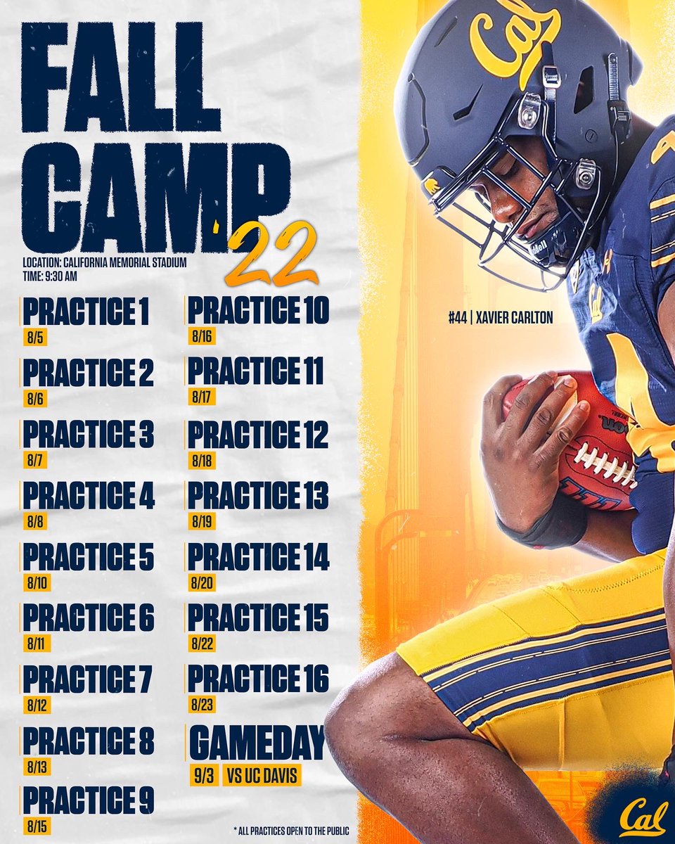CalFootball's tweet photo. It all starts here. 

#GoBears https://t.co/a97rjknJsk