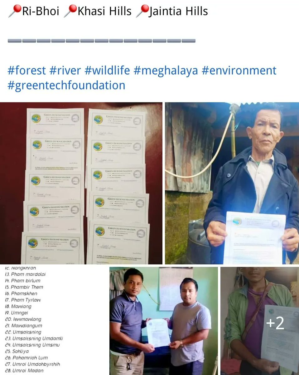 GTFmeghalaya's tweet photo. 📍Ri-Bhoi 📍Khasi Hills 📍Jaintia Hills
Lah ioh lad ban phah jingmut bad kynduh markhmat palat ia 300 ngut ki Nongialam/Synjuk/Dorbar Shnong, 14 Sngi hadien ba lah #Launched iaka #StateCampaign 'My Locality, My Responsibility'.
#forest #river #wildlife #meghalaya #environment https://t.co/5bFqUK3HIg