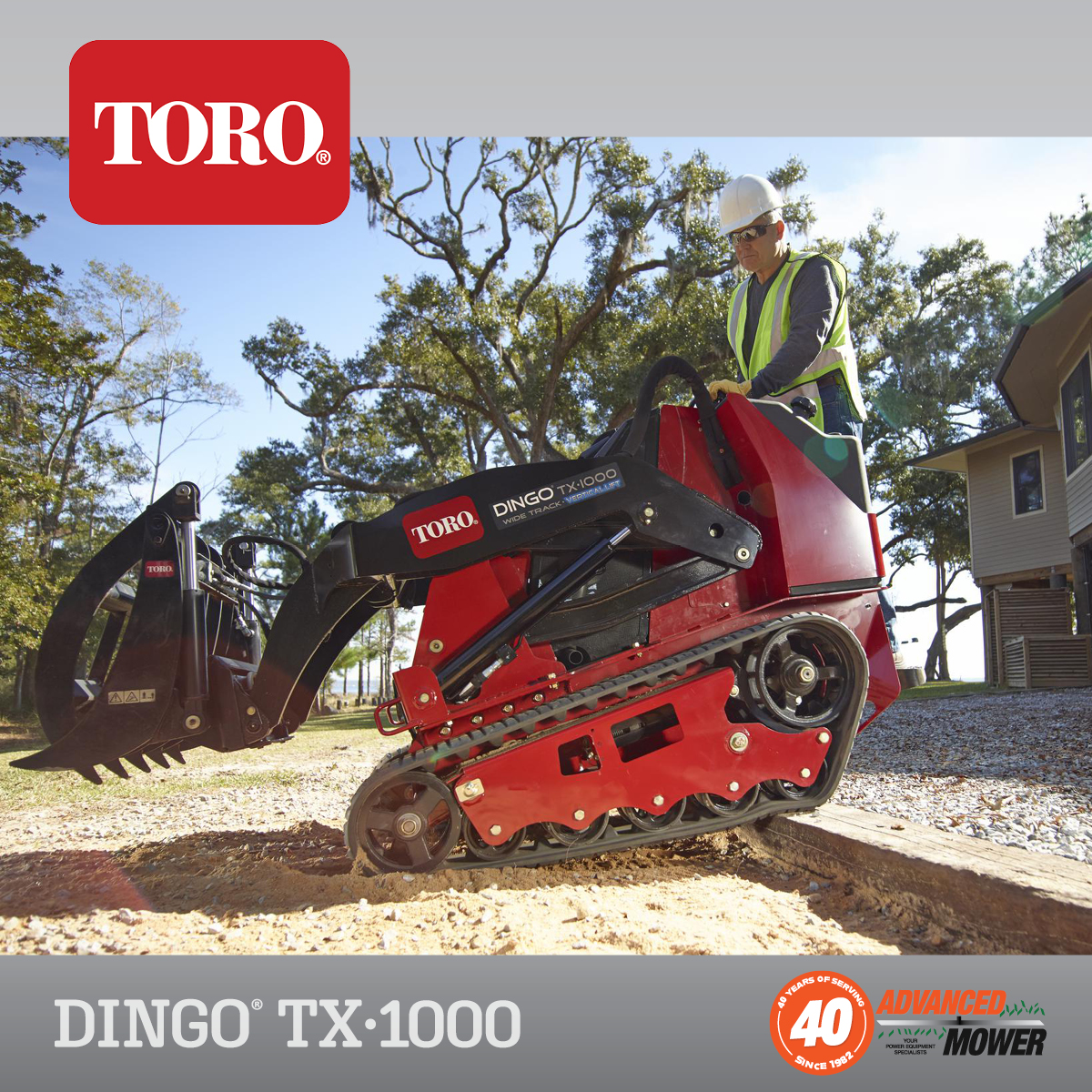 AdvancedMower's tweet photo. Don't get weighed down at the job site. Lift the load after picking up your @TheToroCompany #DingoTX1000 compact utility loader at #AdvancedMower in #BessemerAL. 💪👷♂️
Learn more about our products online today! 💻 https://t.co/1WWtTLlAFt https://t.co/4a8fGScRm6