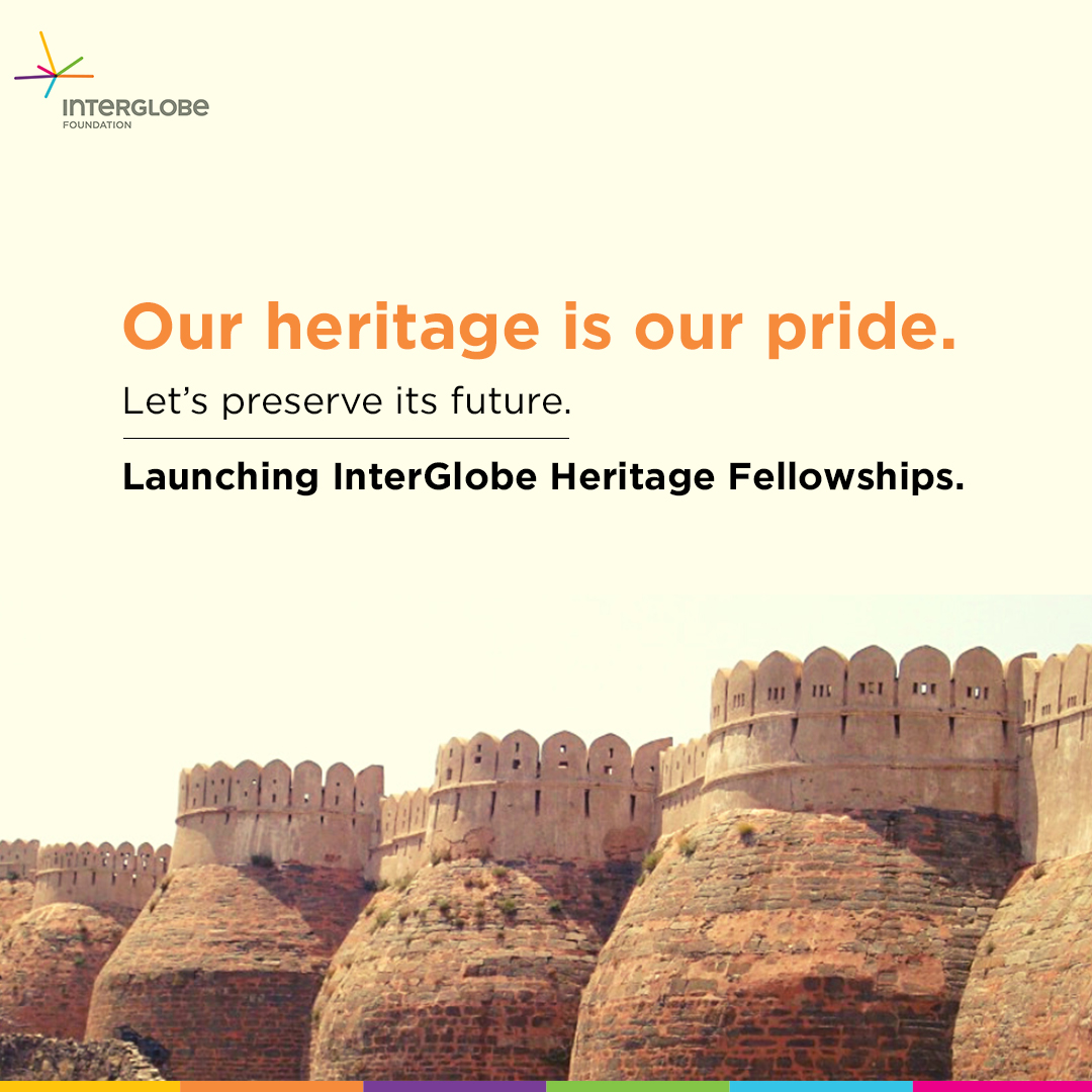 InterGlobe_IGE's tweet photo. InterGlobe Foundation seeks to bring together a cross-section of the public in documenting and researching the cultural heritage of India through its newly launched InterGlobe HERITAGE Fellowships.
Know more and apply now at https://t.co/zfSzOlGPPF https://t.co/FyDZVKlBHJ