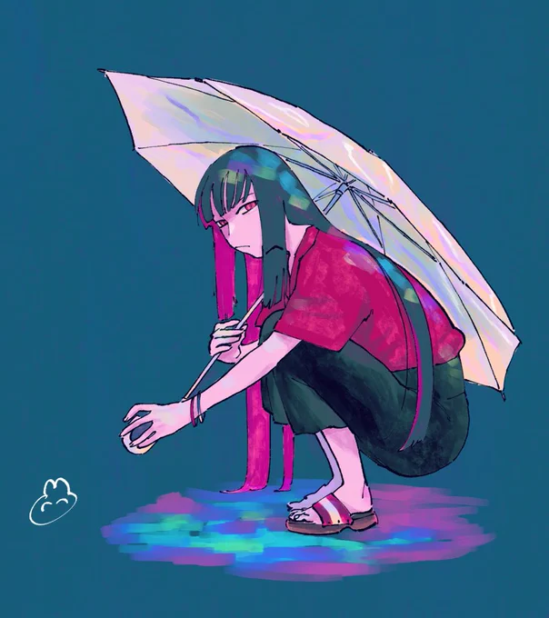 色塗り練習しててえらいから見て