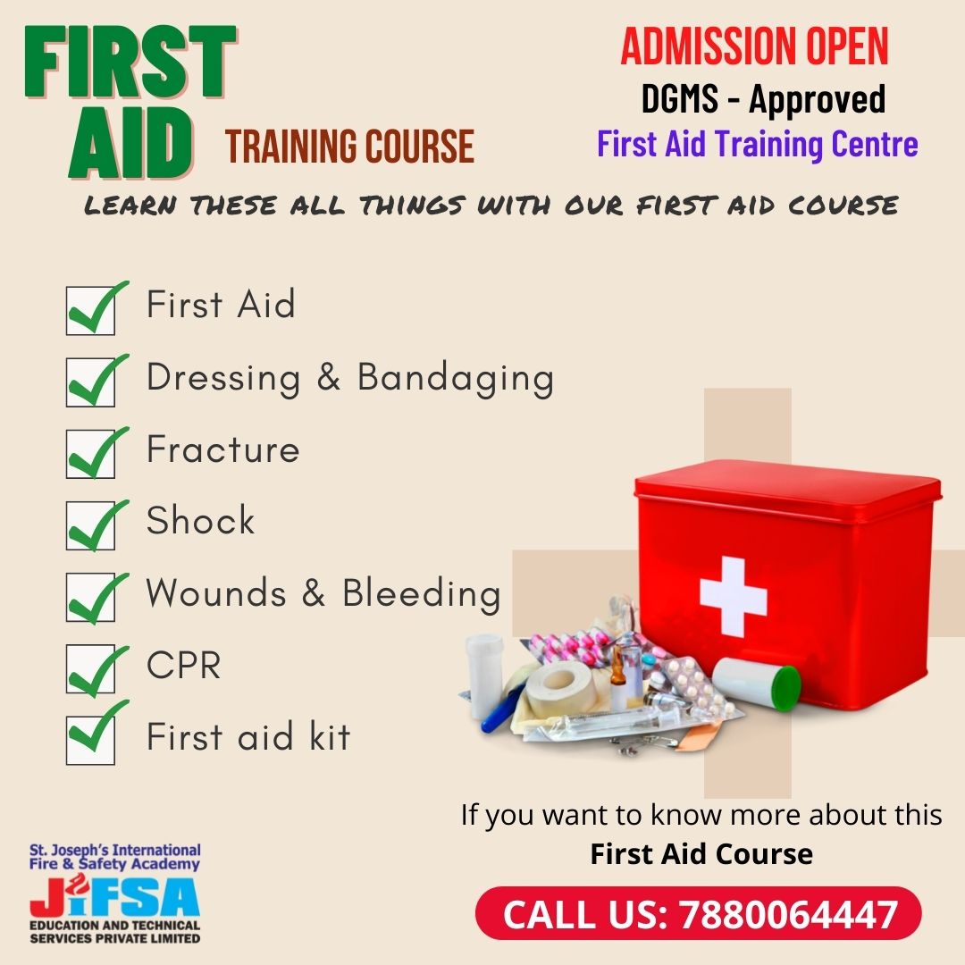 mgijifsa's tweet photo. If you are interested for First Aid Training Course then Call Us: 7880064447
#admission #firstaid #firstaidkit #firstaidbeauty #firstaidcourse #firstaidcourses #course #englishcourses #training #trainingday #dgms #jifsa #safety https://t.co/DsV23ZDtd9