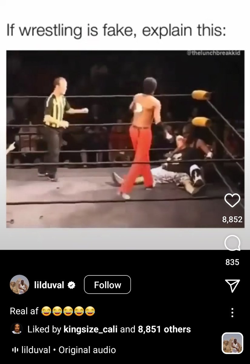 Yoooo. @HughMannTornado got @lilduval posting his shenanigans from @combatzone