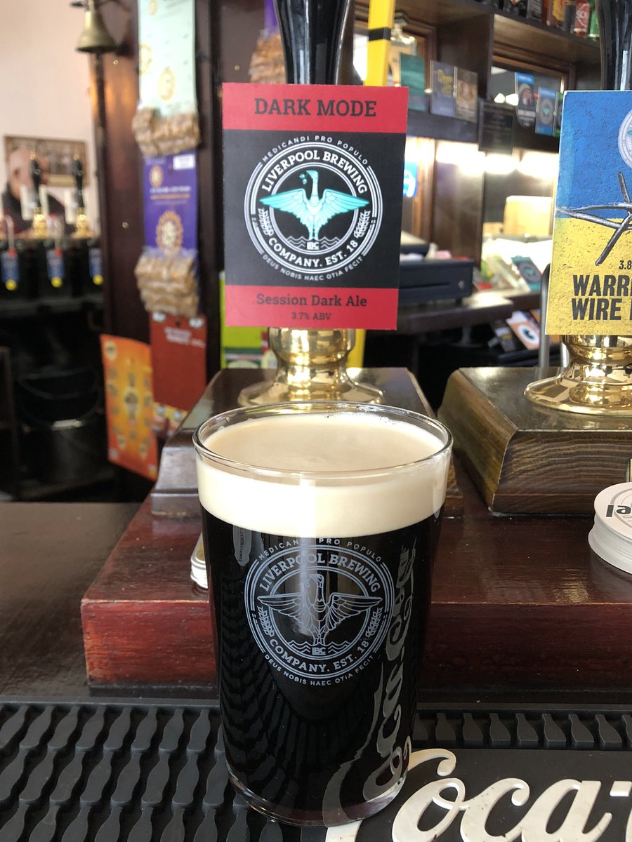BeerBasher's tweet image. One of the best pints I’ve had for a while this.. A rarity to find Mild nowadays.

@LiverpoolBrew Dark Mode