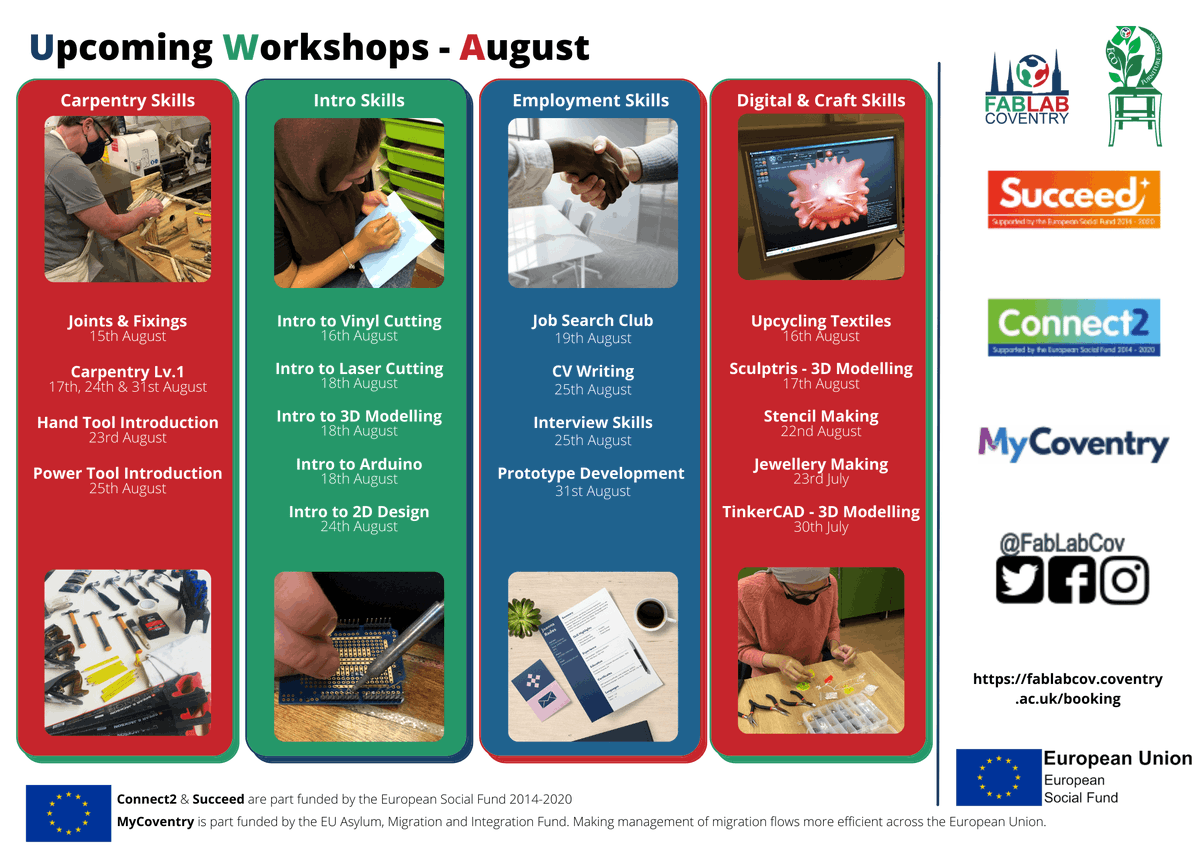 July saw us officially close down our City Arcade site &amp; moving everything to our main base in <a href="/FargoVillage/">FarGo Village</a>
So whilst our August timetable has been delayed, it's finally live with new sessions &amp; further new sessions launching over the next few months!
Watch this space 💚