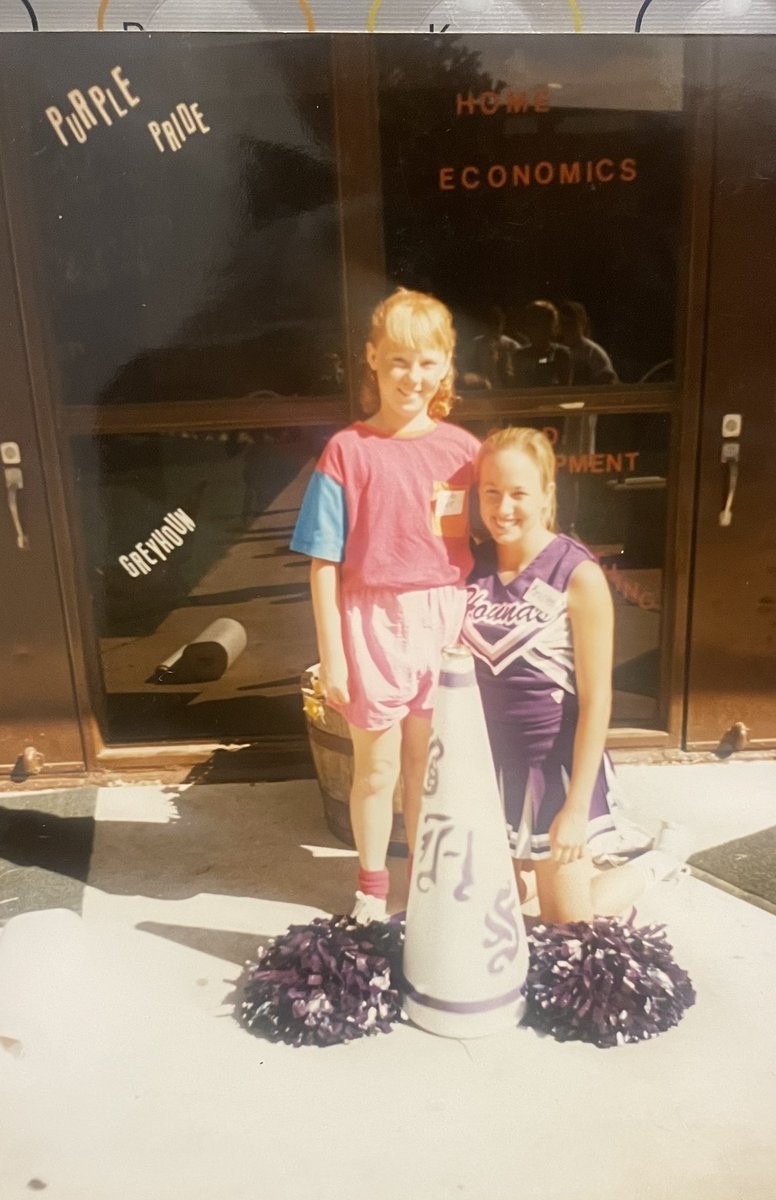 carr_8's tweet image. I was visiting San Antonio, TX (June 1996) with my grandma and my uncle enrolled me in Cheerleader Camp with my younger cousin. #CCSDTBT