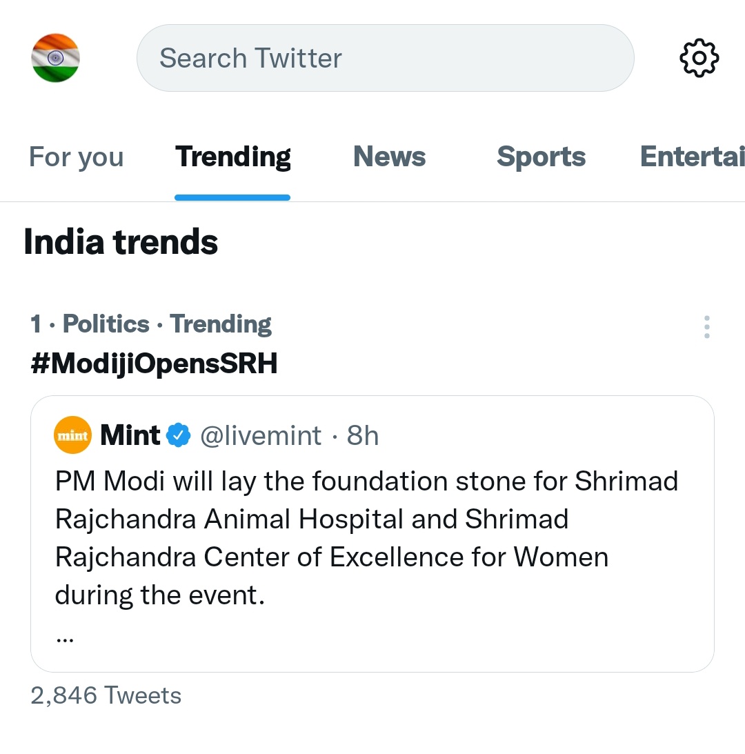 prasunkumar5862's tweet photo. @flyingbeast320 @livemint कारण कोई भी हो, आज @livemint ही हर जगह Trend कर रहा है।😂😂 @flyingbeast320 #ShephaliBhatt @ShephaliBhatt https://t.co/f9O7y06qLO