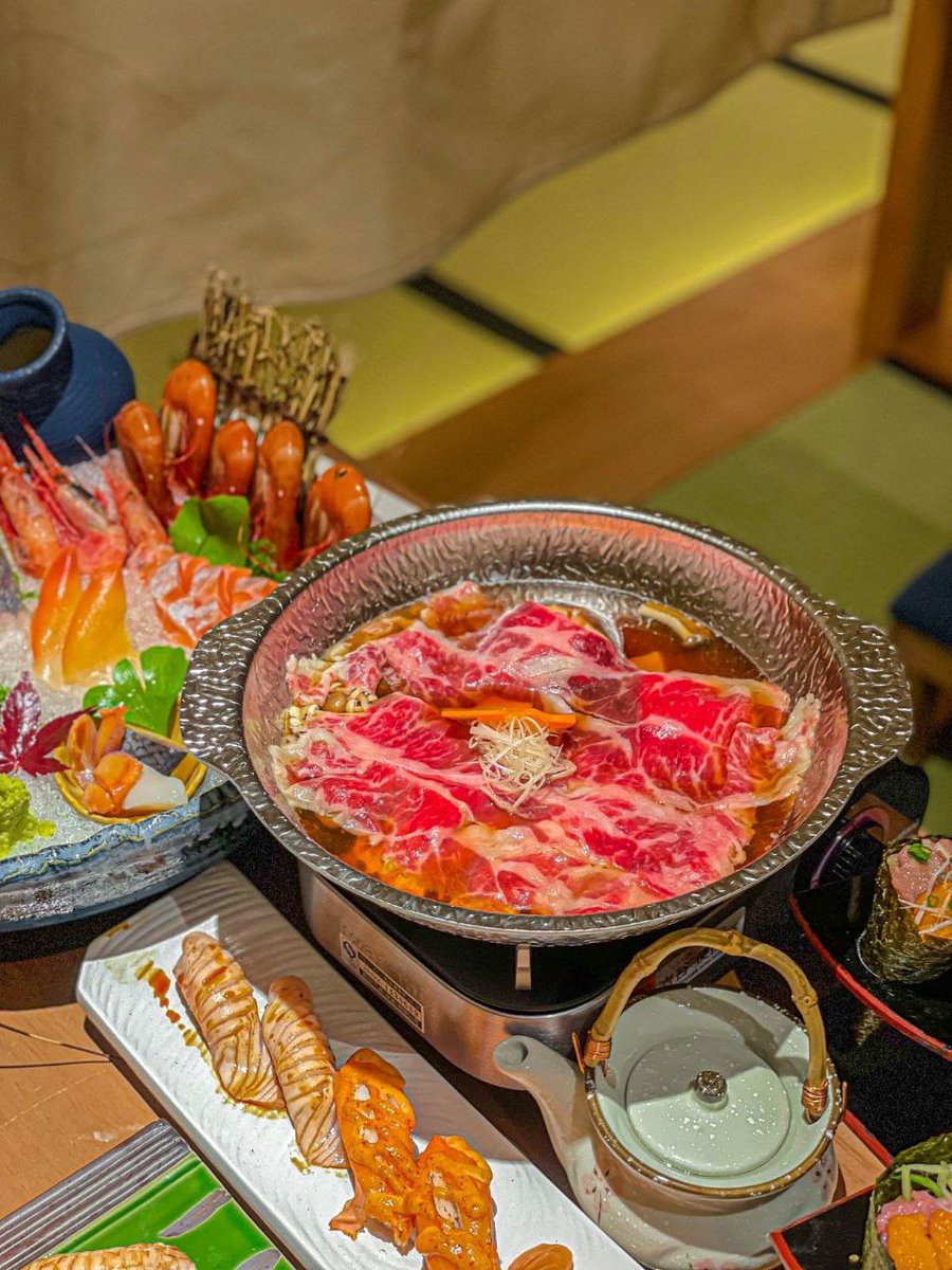 Food is for enjoyment. Looking, smelling, and even thinking about it can be regarded as a kind of enjoyment.