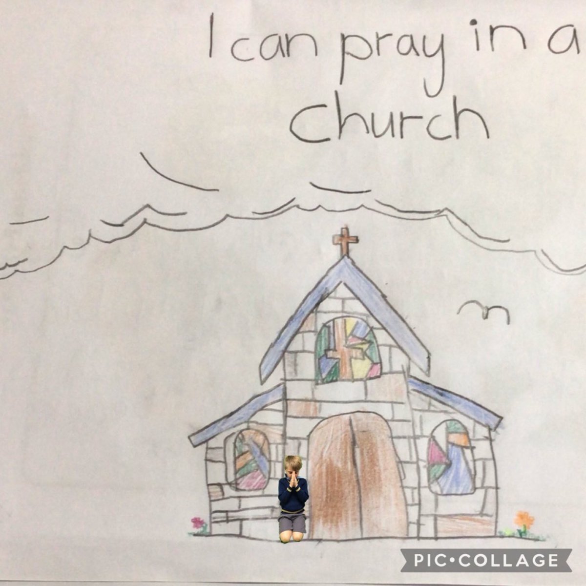 WrobelKate's tweet photo. This week Year 2 identified places they can pray. They brainstormed, used their artistic talent to draw their Church and presented it to their peers using a variety of their digital technology skills. @Shell_Lloyd70 @TLCEWA @CEWADigitalTech https://t.co/OpnunJc97Z
