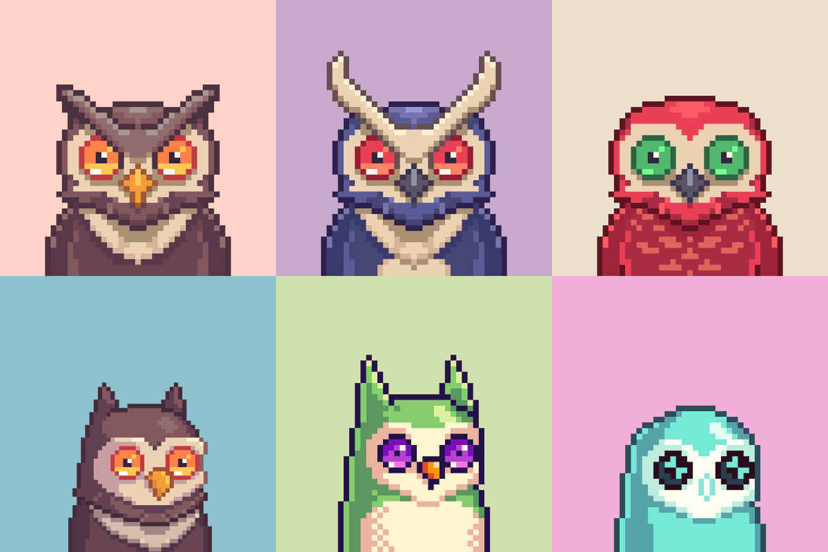 It's wild fun looking back at some of the original <a href="/moonbirds/">Moonbirds</a> explorations. This is just a few of them but wow could we fill a book with all of the stuff that didn't make the cut.