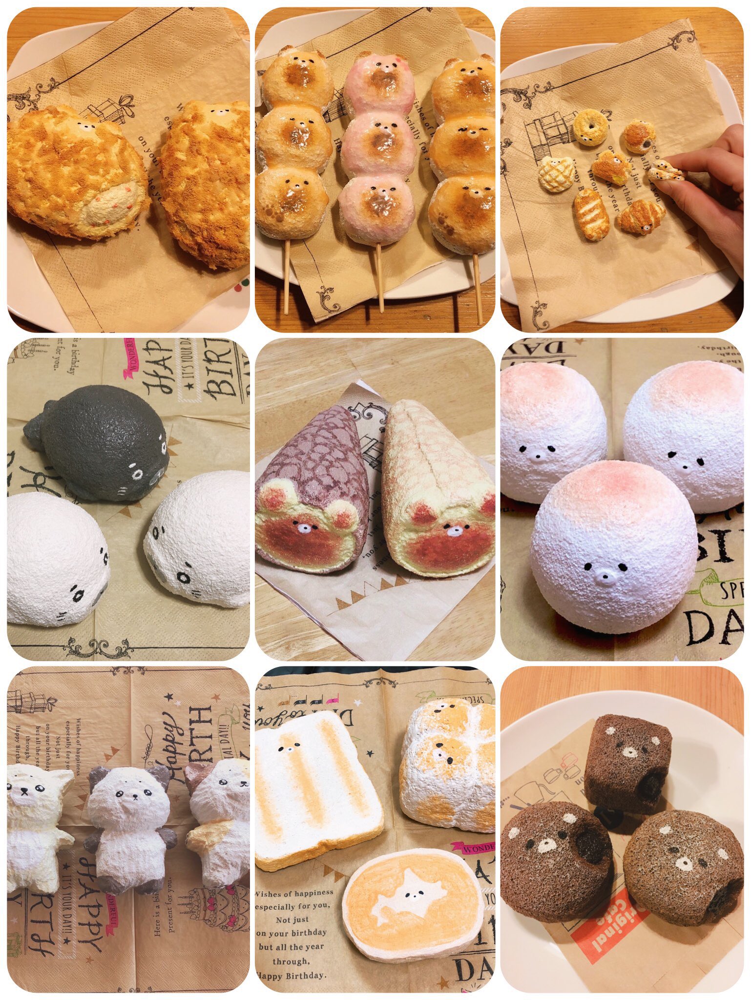 わぬこ 手作りスクイーズ Squeeze Panda Twitter