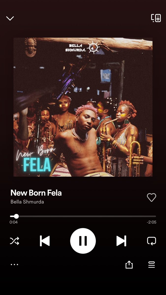 smooth rhythm,amazing production 🔥 • New Born Fela is a straight jam 🧘🏾‍♂️⚜️•

@fineboybella understood the assignment 👏🏽