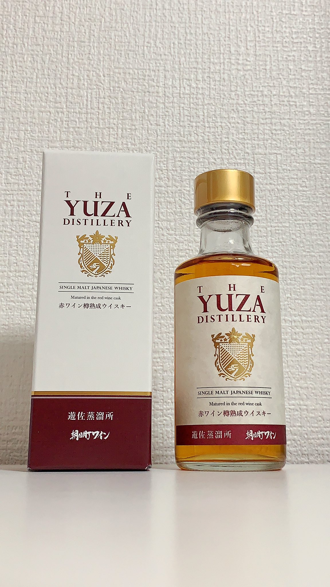 YUZA 遊佐 朝日町 ワイン樽熟成 ウイスキー 180ml 5000本 限定