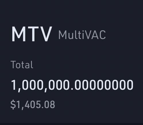 What could this be one day? $MTV <a href="/MultiVAC_Global/">MultiVAC</a>