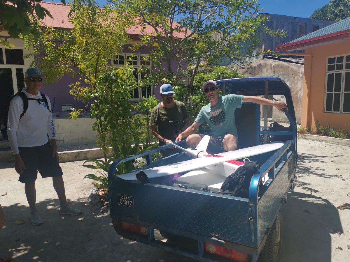 explorer_mel's tweet photo. I'm looking forward to presenting on our water-landing fixed-wing #drone trials, first of their kind in the #Maldives at the 4th Marine Science Symposium @MMRI_Maldives. Registration is open: https://t.co/xv0RDv6aKm https://t.co/Weq06bjq4g