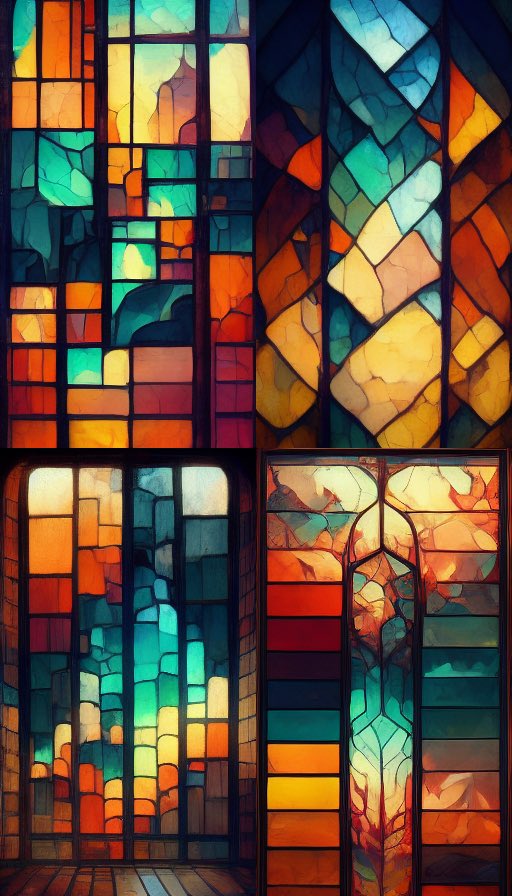 Op Midjourney ステンドグラス全面に押し出してくるやん T Co 0y1pent4lp Twitter