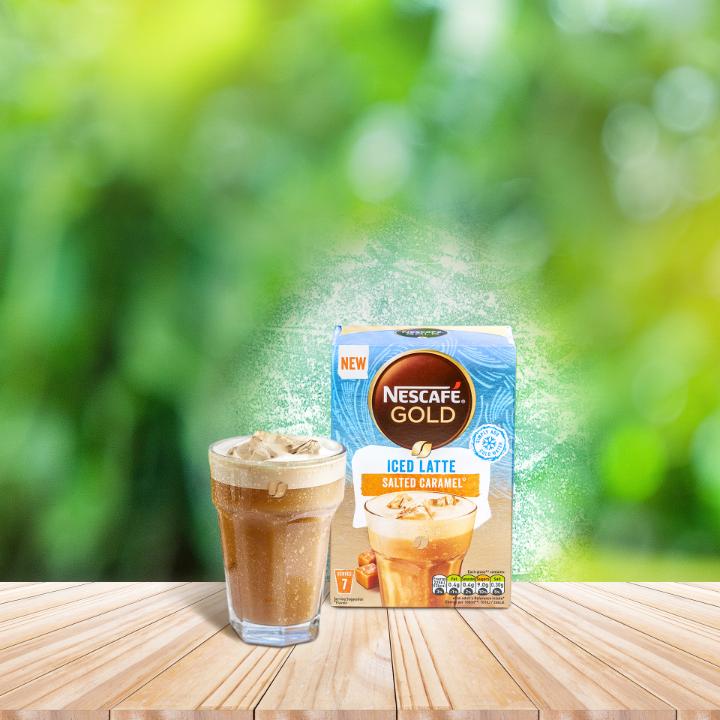 Nescafé Gold Cappuccino Caramel sachet unique