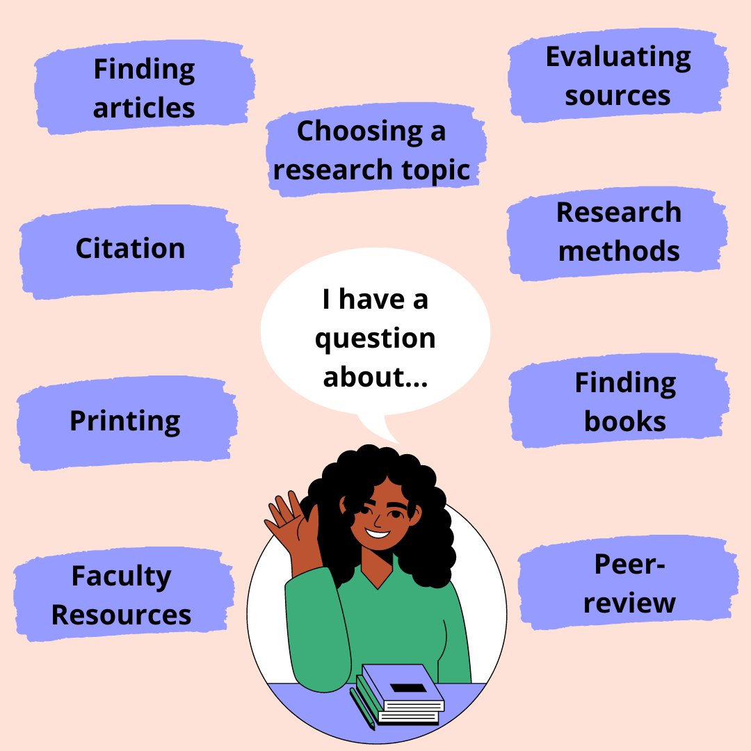 macphaidin_lib's tweet image. We can answer all of these questions - and more!  Just ask. 🙂

#LibraryQuestions #MacphaidinLibrary #StonehillLibrary #StonehillCollege