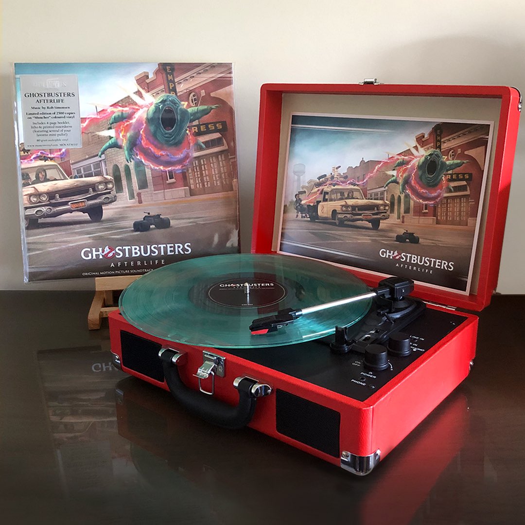 Absolutely thrilled to receive @robsimonsen’s Ghostbusters: Afterlife soundtrack on vinyl from the great folks over at @SonySoundtracks, Ghost Corps & @MusicOnVinyl!