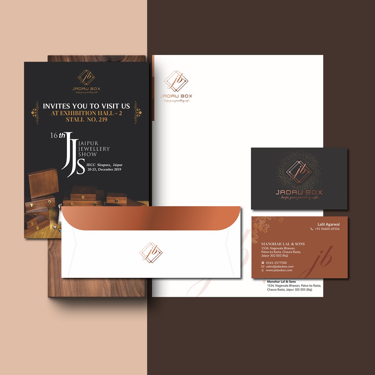 crossgraphics's tweet photo. We have successfully delivered Branding, Stall Design &amp; Fabrication for the Jadau Box in Jaipur. 

Cross Graphic Ideas is a team of creative professionals who can help you in creating and maintaining your brand identity.

#crossgraphicideas #branding #marketing #logo #socialmedia https://t.co/qgwIAp2VBF