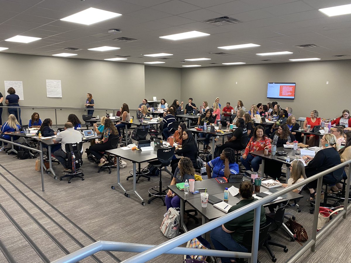 DrG_TylerISD's tweet photo. Room full of leaders talking about our core beliefs on quality instruction. #successfulstudentoutcomes https://t.co/beNrc884SZ