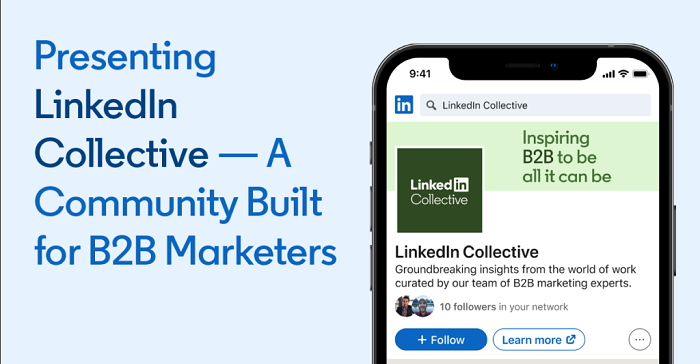 Socias__'s tweet photo. LinkedIn Launches ‘LinkedIn Collective’, a New Approach to Original Content on the Platform

The new hub will see LinkedIn share the best original B2B marketing info with its community.

https://t.co/zZZSzOUoss

Thanks to @socialmedia2day https://t.co/QVidzgKuwf