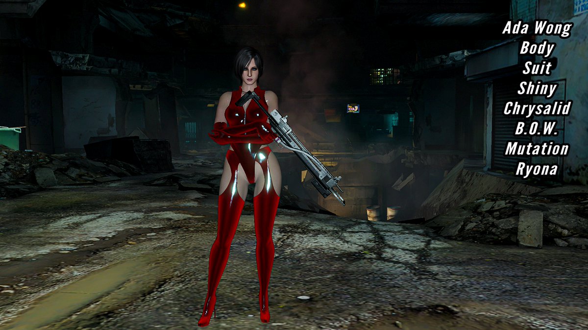 LetsSeePaulAll1's tweet photo. Ada Wong Body Suit Shiny Chrysalid B.O.W. Mutation Ryona #ResidentEvil6 #AdaWong #Ryona https://t.co/Kkg3hJYjzR