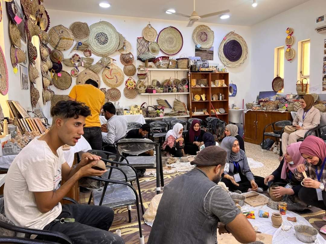 IraqUpp's tweet image. The trainings of Enki workshop  on pottery-making, both theoretically and practically, keep going. We made preliminary test for the trainees and the trainer evaluates the production process… 
Read More:
facebook.com/18933593943087…
@EUinIraq 
@undpiniraq 
@UNDPArabic 
@IraqUpp