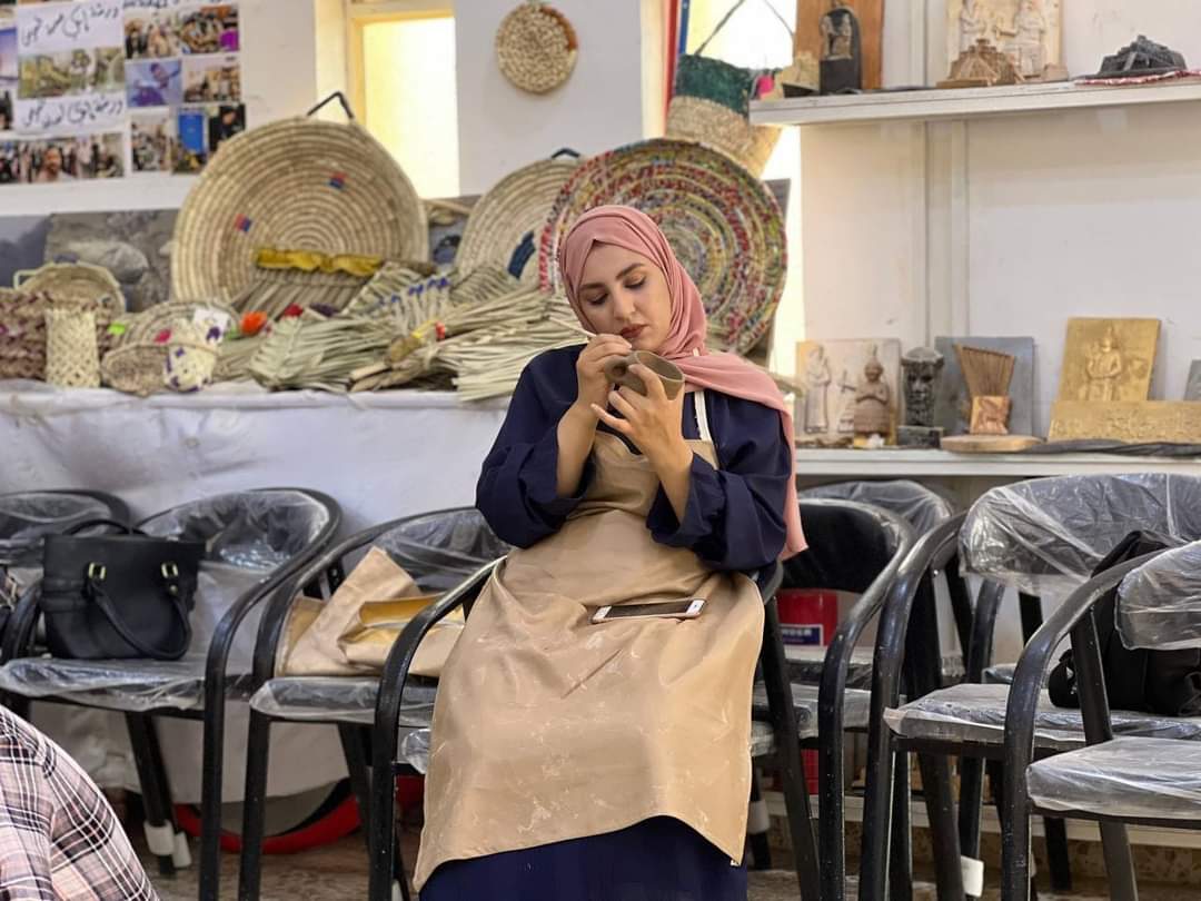 IraqUpp's tweet image. The trainings of Enki workshop  on pottery-making, both theoretically and practically, keep going. We made preliminary test for the trainees and the trainer evaluates the production process… 
Read More:
facebook.com/18933593943087…
@EUinIraq 
@undpiniraq 
@UNDPArabic 
@IraqUpp