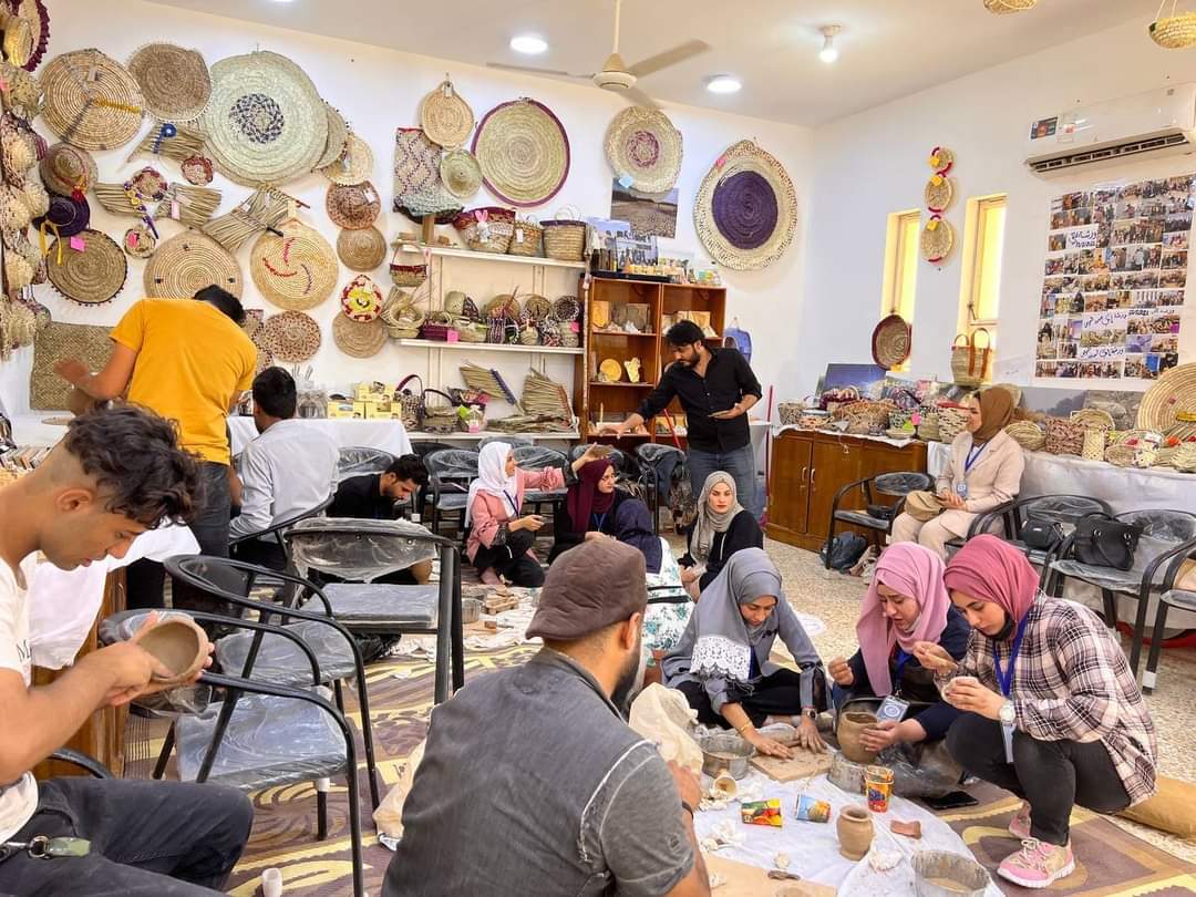 IraqUpp's tweet image. The trainings of Enki workshop  on pottery-making, both theoretically and practically, keep going. We made preliminary test for the trainees and the trainer evaluates the production process… 
Read More:
facebook.com/18933593943087…
@EUinIraq 
@undpiniraq 
@UNDPArabic 
@IraqUpp