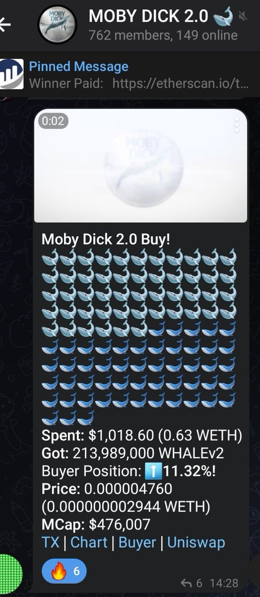 Mr_bigcrab's tweet photo. @bitcoinarchive JUST IN : Another big buy π₯π₯π₯π€ππ
who is next ?
#whalev2
#MOBYDICKv2 https://t.co/6bCMRtqyI7