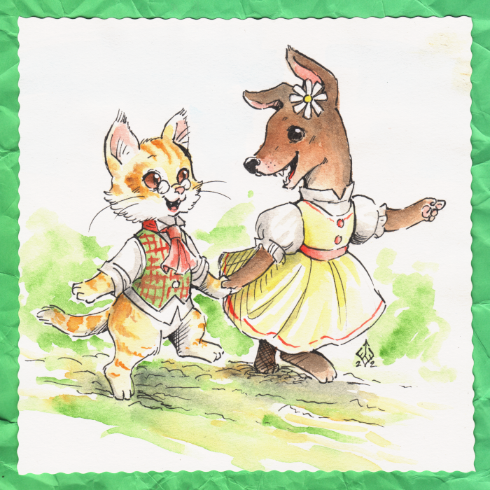 TariToons's tweet photo. The Cat &amp; the Hound
#artistsontwitter #furryart https://t.co/VFRpj1LQ4Q