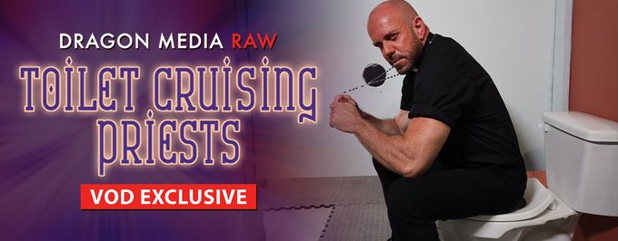'TOILET CRUISING PRIESTS' Are Satisfying Carnal Cravings in @DragonMediaxxx's Crushing New HD Exclusive