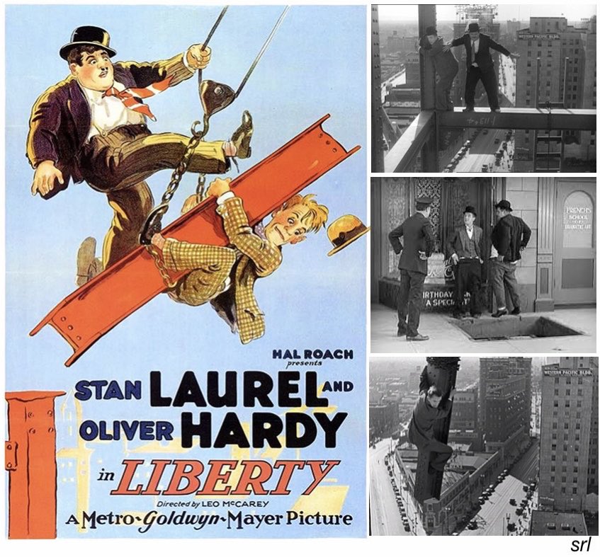 SaveRedlandLibr's tweet photo. 3pm TODAY on @TalkingPicsTV 🤣🤣🤣

The 1929 #LaurelAndHardy film🎥 “Liberty” directed by #LeoMcCarey, co-written with #HMWalker and produced by #HalRoach

🌟#StanLaurel #OliverHardy 
+ #TomKennedy #SamLufkin #JamesFinlayson #JackHill #HarryBernard #JeanHarlow #EdBrandenburg https://t.co/wUR3gJzbJC